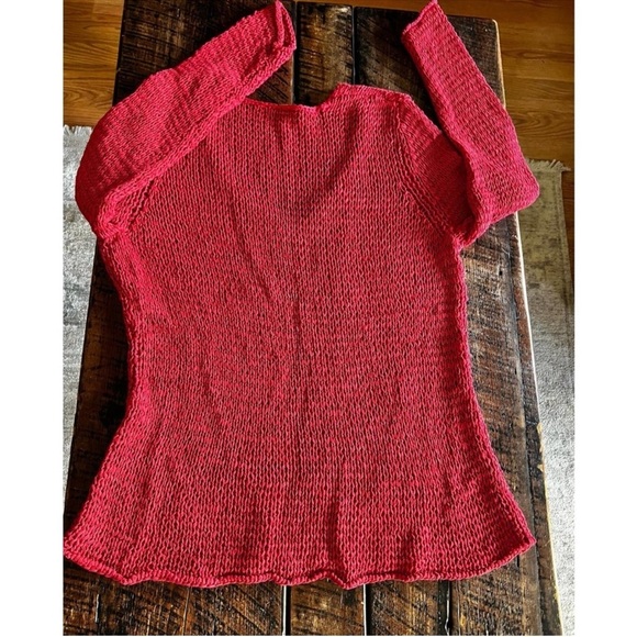 Chicos size 3 red knit sweater - Picture 5 of 12